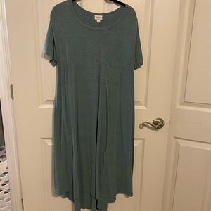 Lularoe Faded Green Carly LARGE